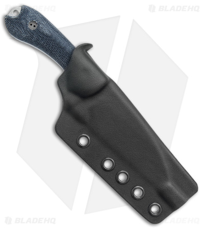 Bradford Knives Guardian3 Wharncliffe Knife 3D Black Micarta (3.625" Stonewash)