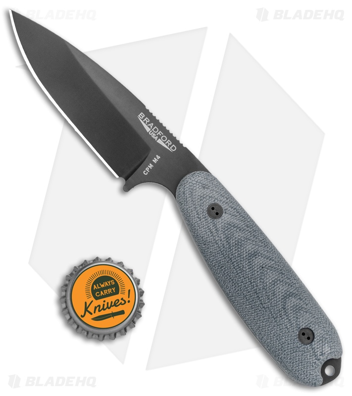カリフォルニーさま専用 WILDLANDS Bradford Knives Guardian3.5 - Fixed Blade Knife | M4/DLC/Black