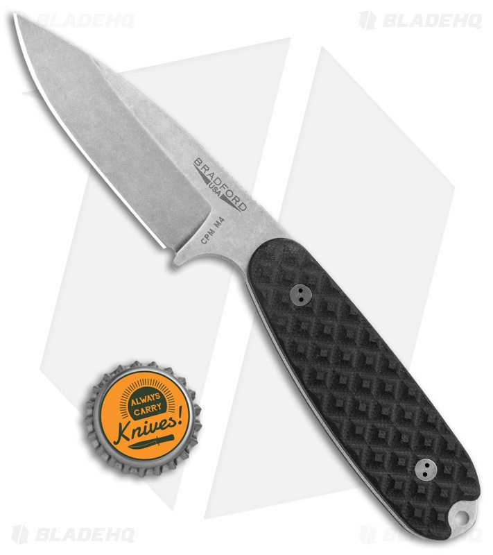 Bradford Knives Guardian3.5 - Fixed Blade Knife | M4/SW/Black G-10