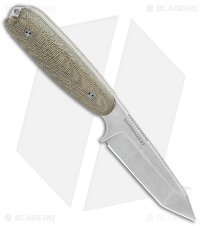 Bradford Knives Guardian3.5T Tanto Fixed Blade 3D OD Green (Stonewash) 