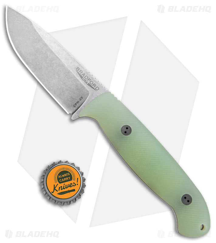 Bradford Knives - Guardian4.5 | 3D Ghost G-10 + Stonewash - Blade HQ