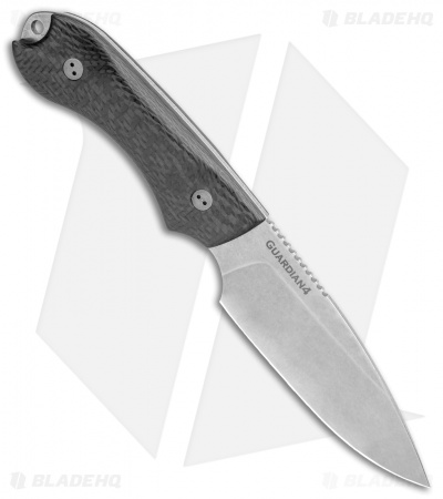 Bradford Knives Guardian4 Knife 3D Carbon Fiber (Sabre/M390/Stonewash)