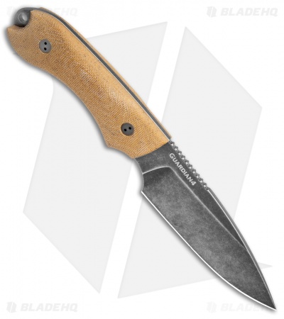 Bradford Knives Guardian4 Knife 3D Natural Micarta (Sabre/M390/Nimbus)