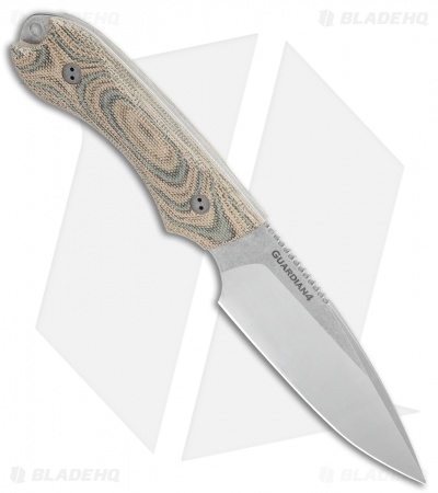 Bradford Knives Guardian4 Knife 3D Camo Micarta (False Edge/N690/SW)