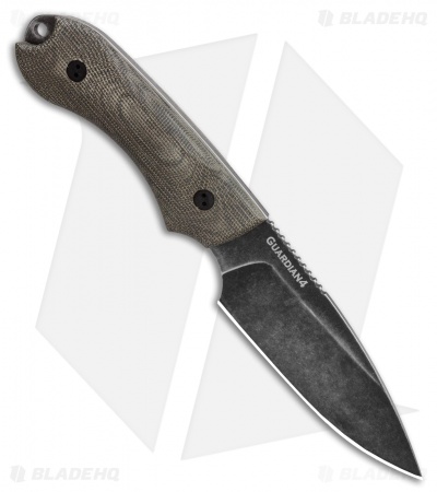 Bradford Knives Guardian4 Knife 3D OD Green Micarta (Sabre/3V/Nimbus)