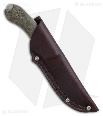 Bradford Knives Guardian4 Knife 3D OD Green Micarta (Sabre/3V/Stonewash)