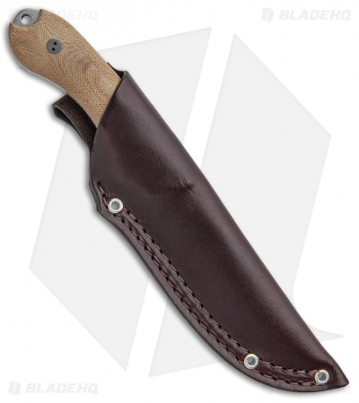 Bradford Knives Guardian4 Knife 3D OD Natural Micarta (Sabre/M390/Stonewash)