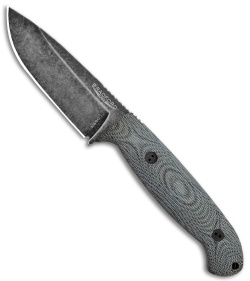 Bradford Knives Guardian 4.5 Fixed Blade 3D Black Micarta (4" Sabre Nimbus )