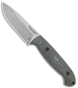 Bradford Knives Guardian 4.5 Fixed Blade 3D Black Micarta (4" Sabre SW )