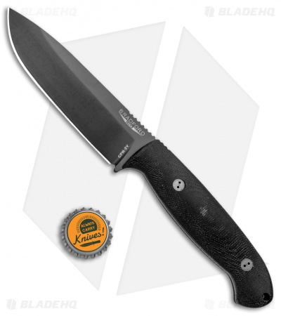 Bradford Knives Guardian5.5 Fixed Blade 3D Black Micarta (5" Sabre DLC)