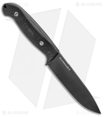 Bradford Knives Guardian5.5 Fixed Blade 3D Black Micarta (5" Sabre DLC)
