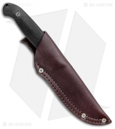 Bradford Knives Guardian5.5 Fixed Blade 3D Black Micarta (5" Sabre Nimbus)