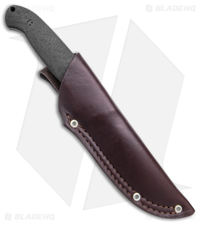 Bradford Knives Guardian5.5 Fixed Blade Knife 3D Carbon Fiber (5" Black)