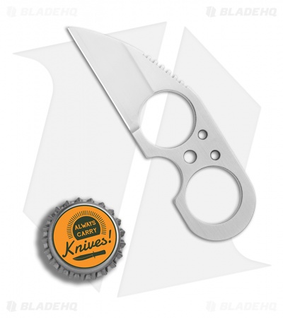 Brous Blades Custom Silent Soldier Fixed Blade Knife (2.5" Satin)