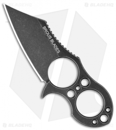 Brous Blades Silent Soldier Ranger V2 Neck Knife (Acid SW)