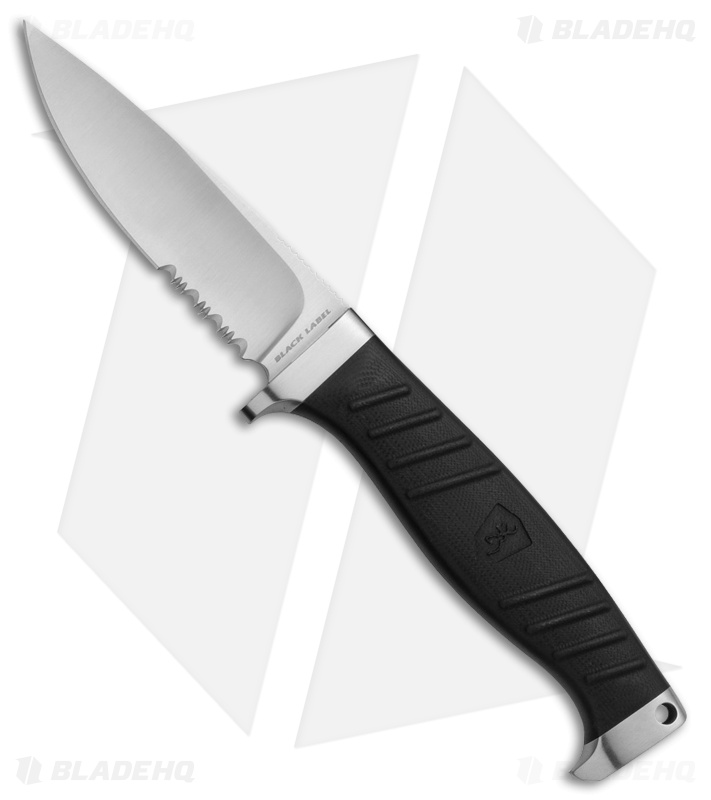Browning Bush Craft Ignite Fixed Blade Knife Black G-10 (4" Satin) 3220262