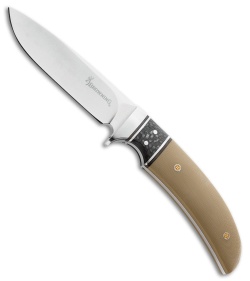 Browning Woods Runner Fixed Blade Knife Tan G-10 (3.625" Satin) 322636 