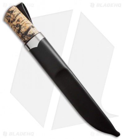 Brusletto Premium Hunter Knife Wood (5.125" Bead Blast) Norway