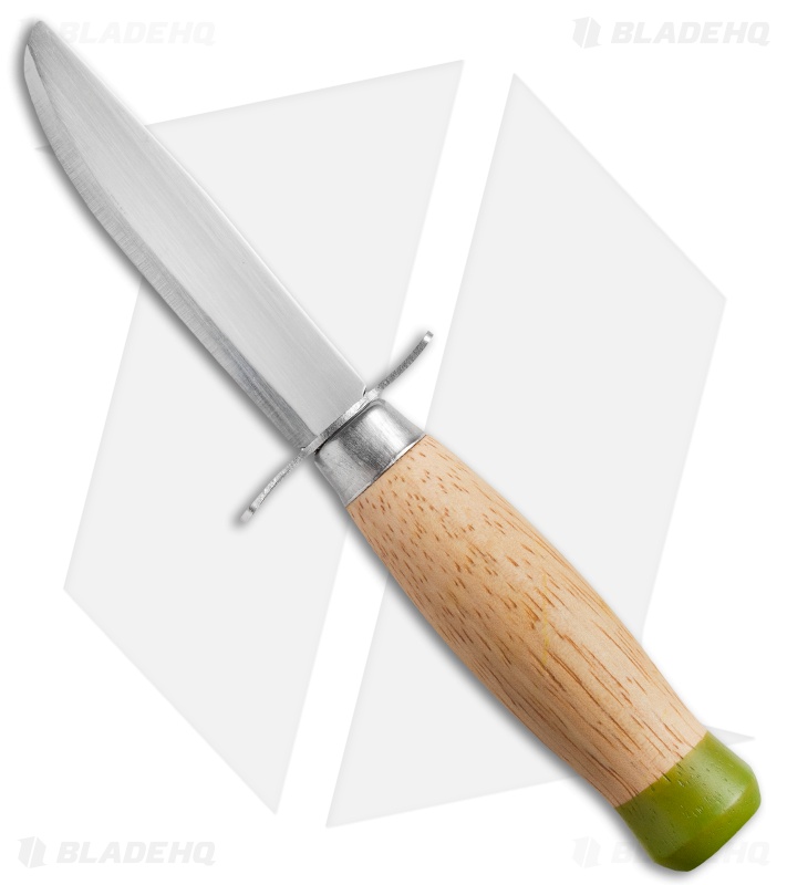 Brusletto Speider Scout Fixed Blade Knife Birch Wood (3.25" Satin) Norway