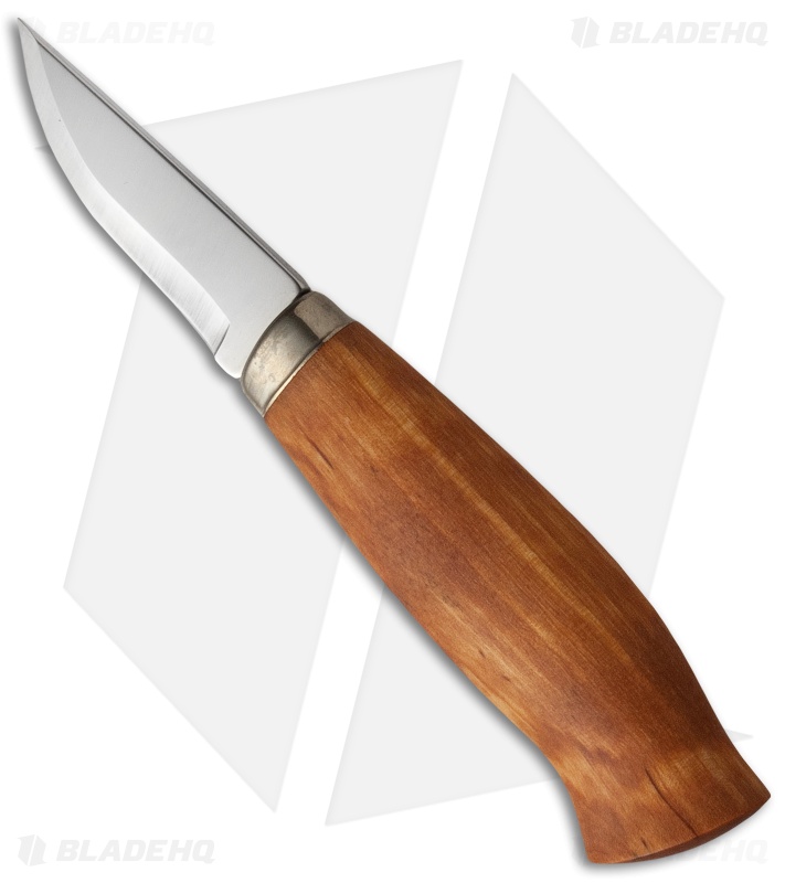 Brusletto Rypa Fixed Blade Knife Curly Birch (2.625" Satin) Norway