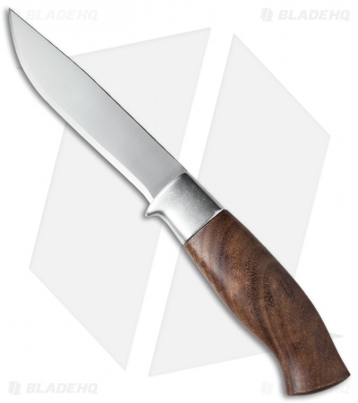 Brusletto Tiur Fixed Blade Knife Dark Wood (4.75" Satin) Norway