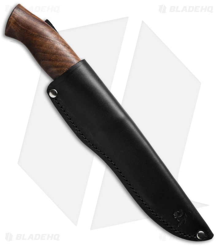 Brusletto Tiur Fixed Blade Knife Dark Wood (4.75" Satin) Norway