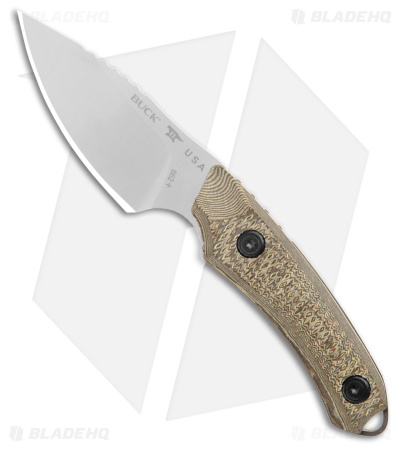 Buck 662 Alpha Scout Fixed Blade Knife Richlite (2.8" Satin) 0662BRS