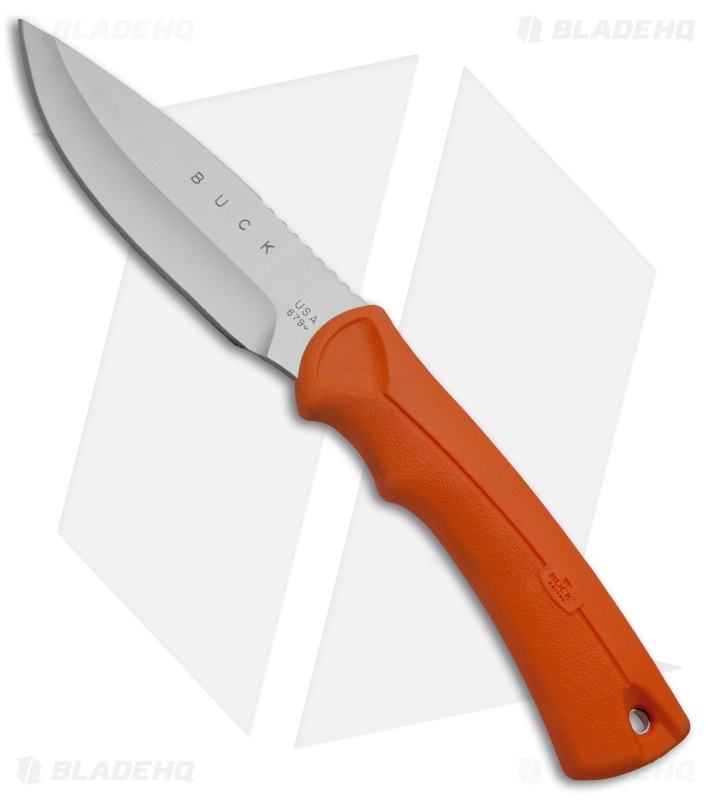 Buck BuckLite MAX Large Fixed Blade Knife Orange (4" Satin) 0679ORS