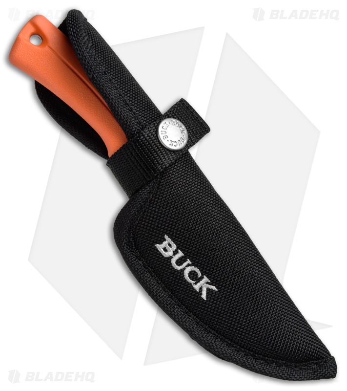 Buck BuckLite  MAX  Small Fixed Blade Knife Orange (3.1" Satin) 0673ORS-B