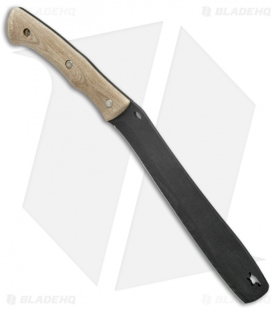 Buck Compadre Froe Chopper Natural Canvas Micarta (9.5" Black) 0108BRS1