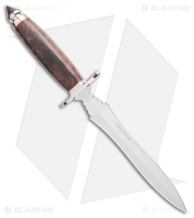 Buck Dagger Fixed Blade Knife (7.75" Polish) 0981RWSLE