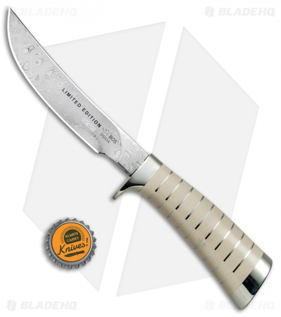 Buck Expert Hunter L.E. Legacy Fixed Blade Stacked Ivory Micarta (5" Damascus)
