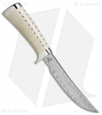 Buck Expert Hunter L.E. Legacy Fixed Blade Stacked Ivory Micarta (5" Damascus)