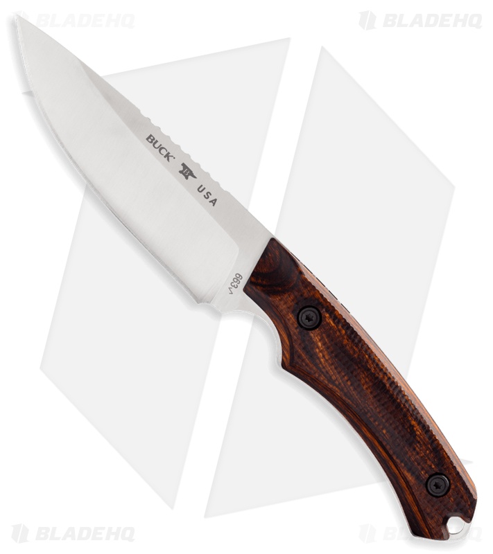 Buck Knives 663 Alpha Guide Pro Knife Brown Walnut DymaLux