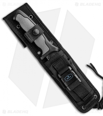 Buck Nighthawk Small Tactical Fixed Blade Knife Dynaflex (4.875" Black) 0655GYS