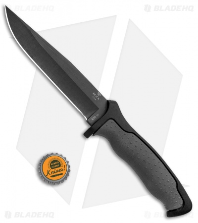 Buck Nighthawk Tactical Fixed Blade Knife Dynaflex (6.5" Black) 0650GYS