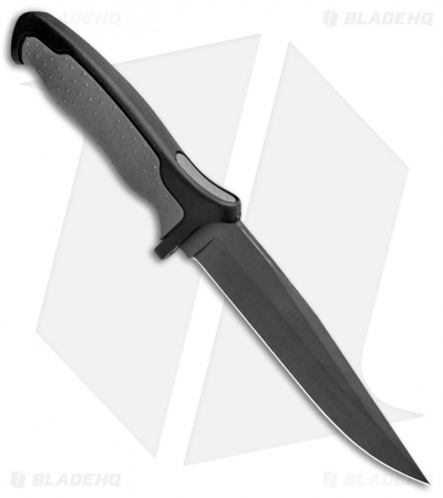Buck Nighthawk Tactical Fixed Blade Knife Dynaflex (6.5" Black) 0650GYS