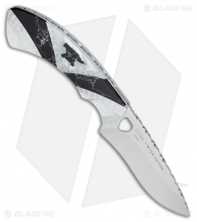 Buck Painted Pony Blacksmith L.E. Fixed Blade Knife (3.6" Mirror) 0536PESLE