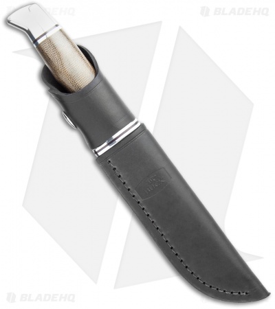 Buck Pathfinder Pro Fixed Blade Knife Green Micarta (5.00" Satin) 0105GRS1-B