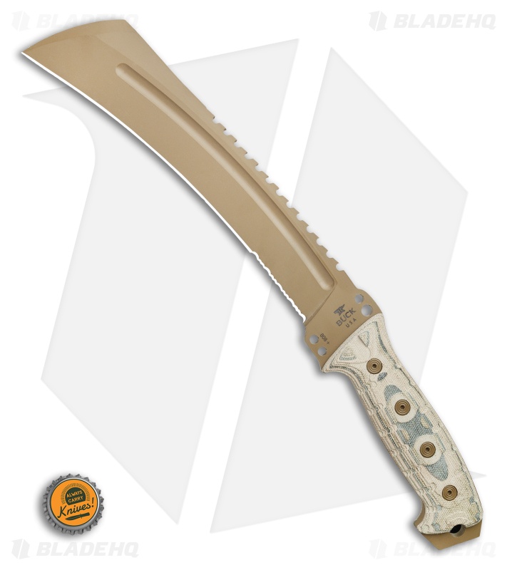 Buck Talon Fixed Blade Knife Tan  (10" Tan) 0808BRX2