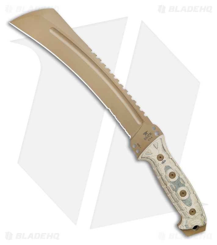 Buck Talon Fixed Blade Knife Tan  (10" Tan) 0808BRX2