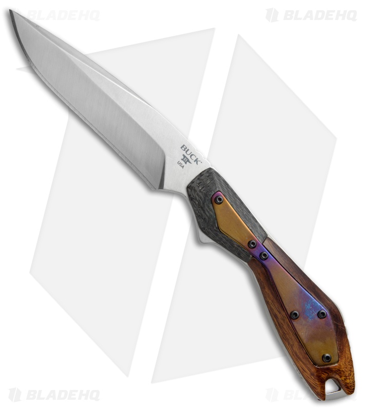 Buck Verge Limited Edition Fixed Blade Knife CF/Ironwood (3.75" Satin) 019IWSLE