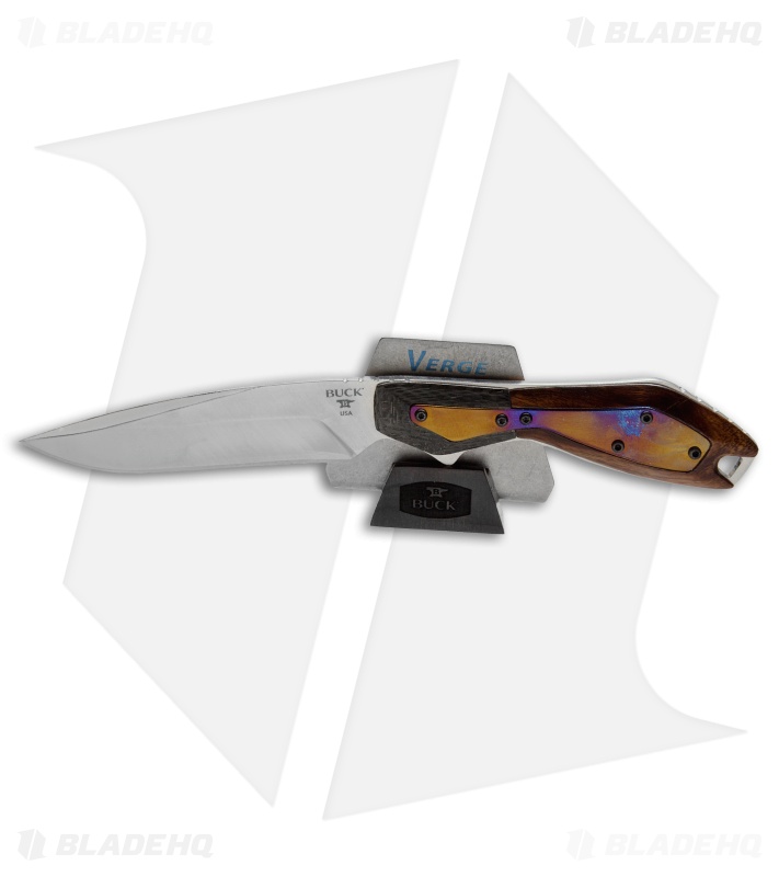 Buck Verge Limited Edition Fixed Blade Knife CF/Ironwood (3.75" Satin) 019IWSLE