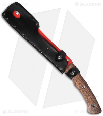 Buck Compadre Froe Chopper Walnut Dymondwood (9.5" Red) 0108WAS
