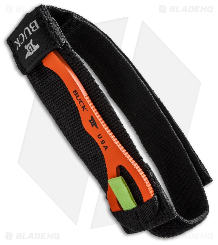 Buck 299 Strap Cutter Orange w/ Nylon Sheath 0299ORG-B