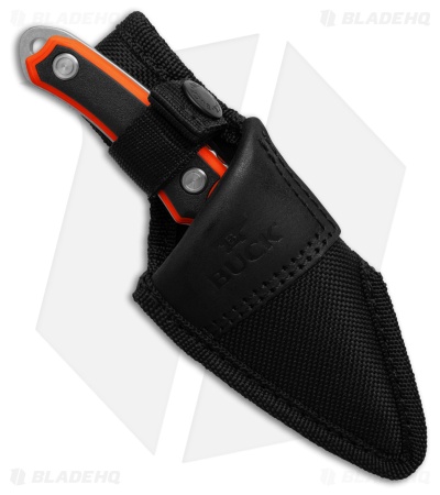 Buck 662 Alpha Scout Select Fixed Blade Knife Black/Orange Polymer (2.9" SW)