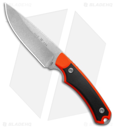 Buck Knives 663 Alpha Guide Select Fixed Knife Black/Orange