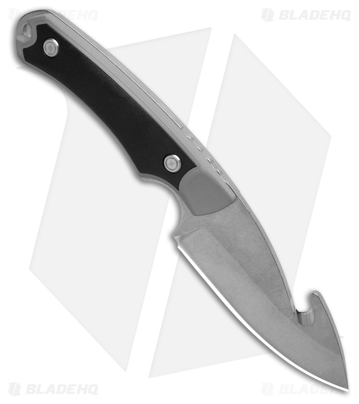 Buck 664 Alpha Hunter Select Guthook Fixed Blade Black/Gray