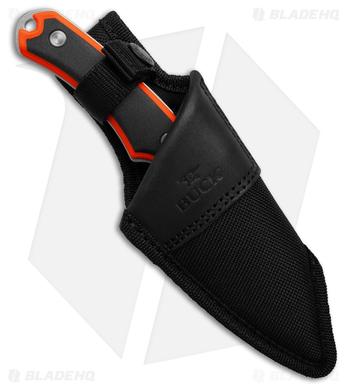 Buck 664 Alpha Hunter Select Guthook Knife Black/Orange