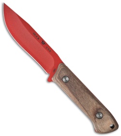 Buck Compadre Camp Knife Walnut Dymondwood (4.5" Red) 0104WAS